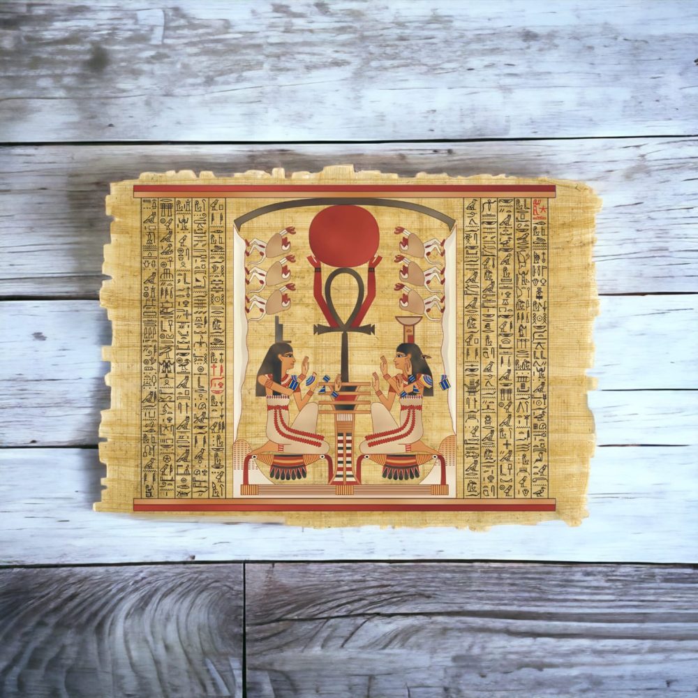 Isis y Neftis alabando a Osiris