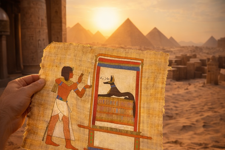 Sacerdote adorando a Anubis - Imagen 3