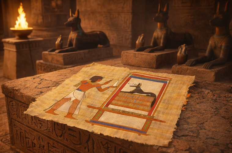 Sacerdote adorando a Anubis - Imagen 4