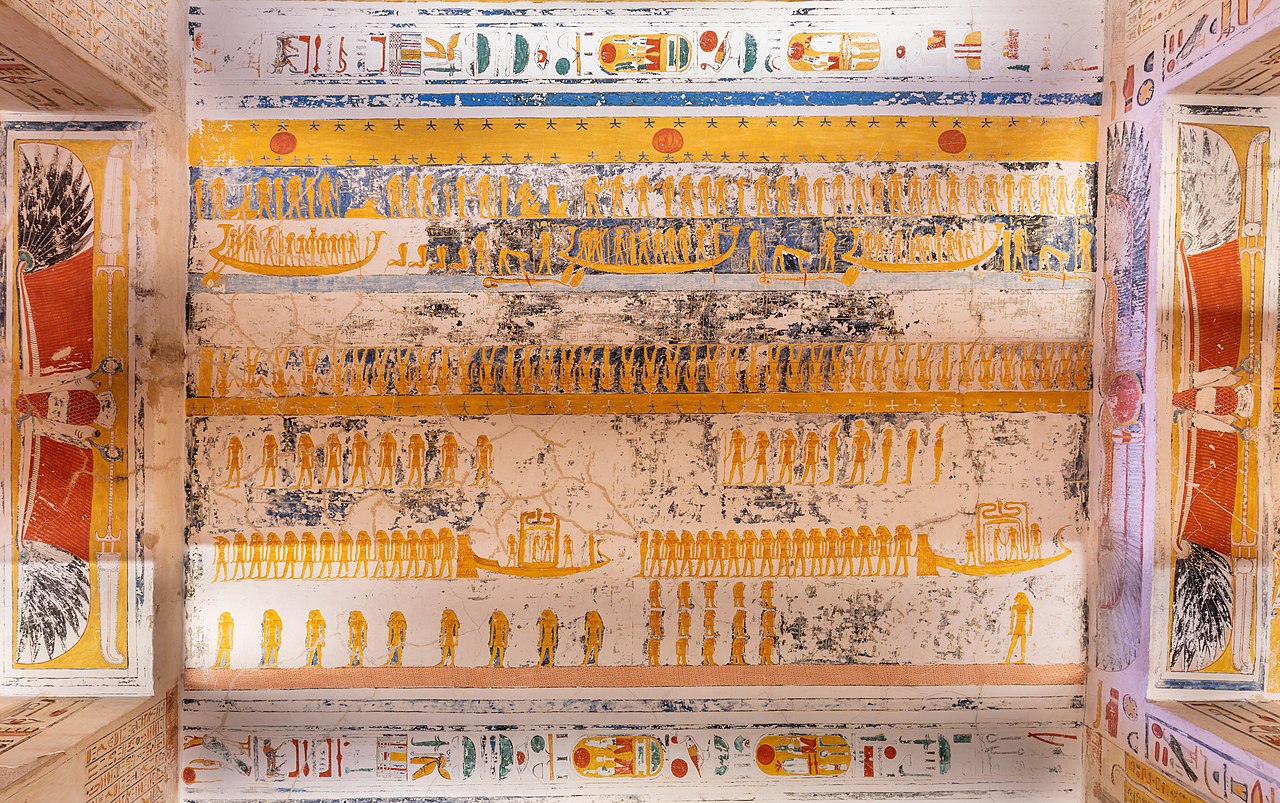 Pintura de la tumba de Ramsés VI